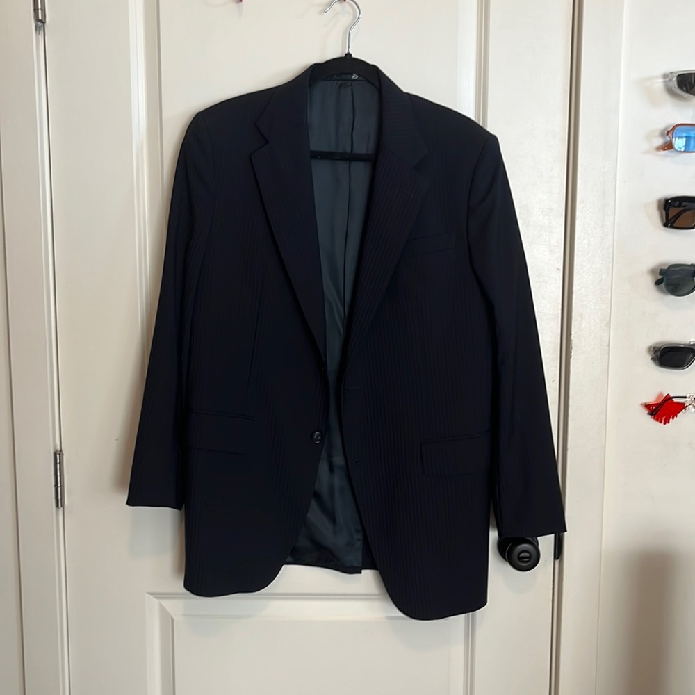 Mens dark blue Valentino blazer in perfect condition!